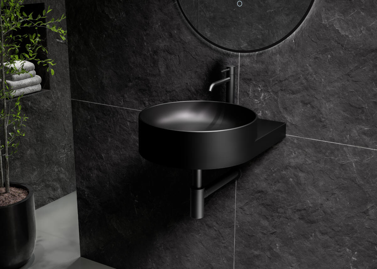 Davoli Matt Black Midi Mono