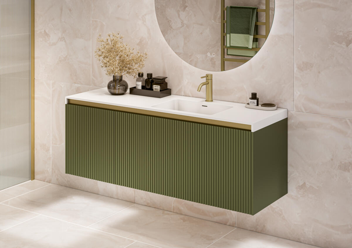 Stratto 1400mm Tuscan Green Ca Pietra California Porcelain Beige