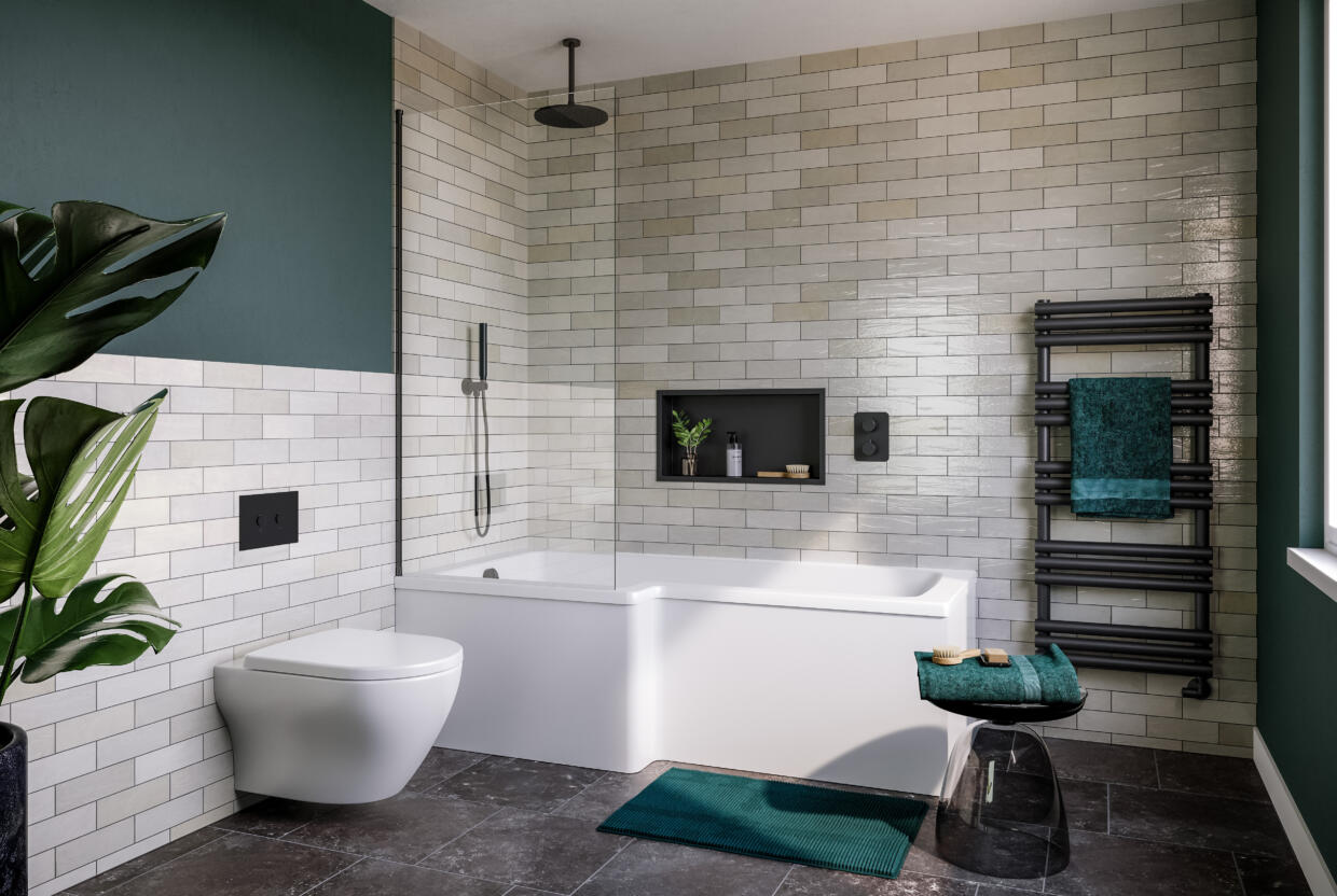 Vorta WC Lorenzo Shower Bath Ampio Rad Messina Screen MN Niche