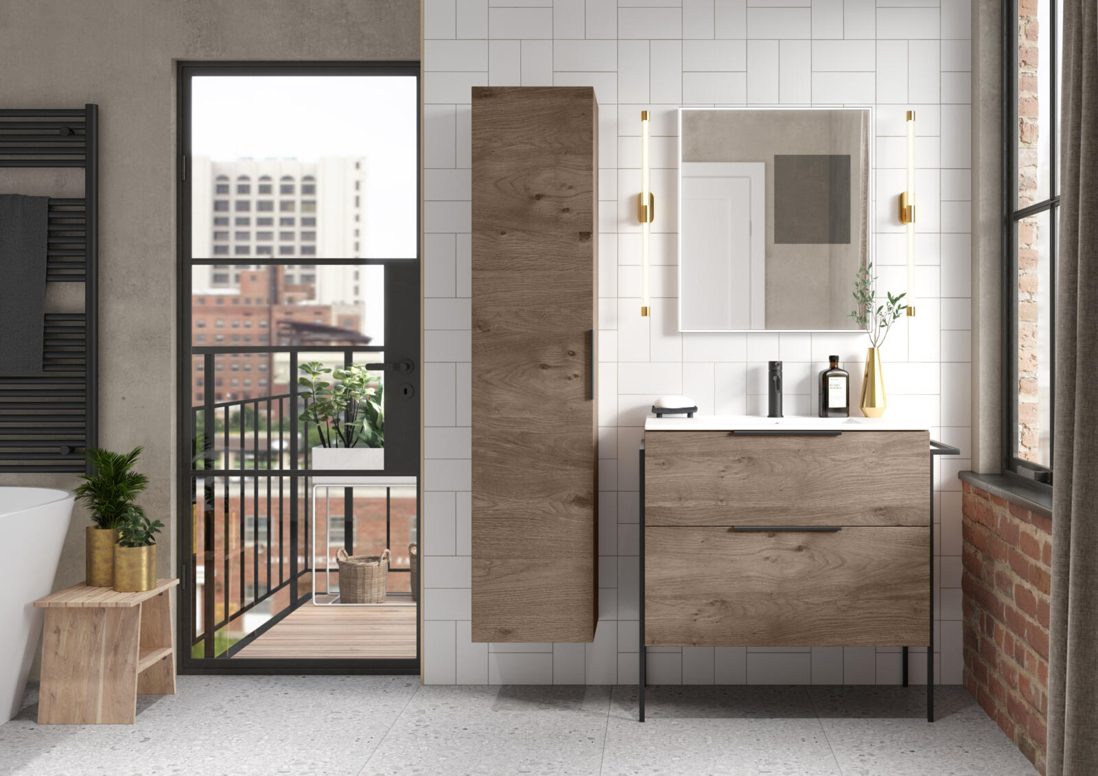 Cosenza Natural Oak Roomset