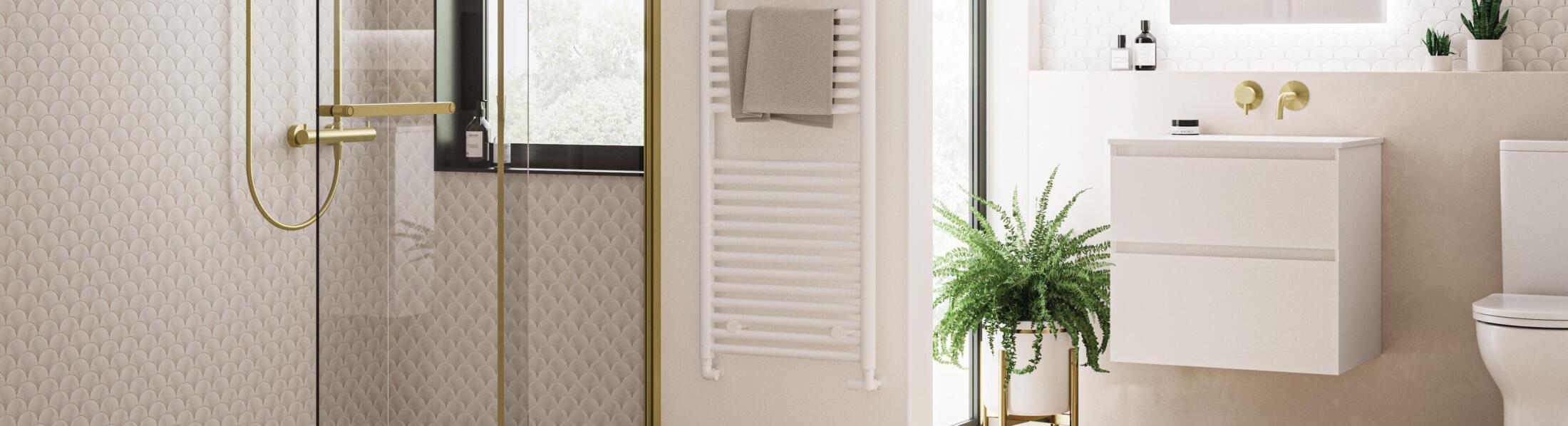Armano Roller Brushed Brass Right Hand