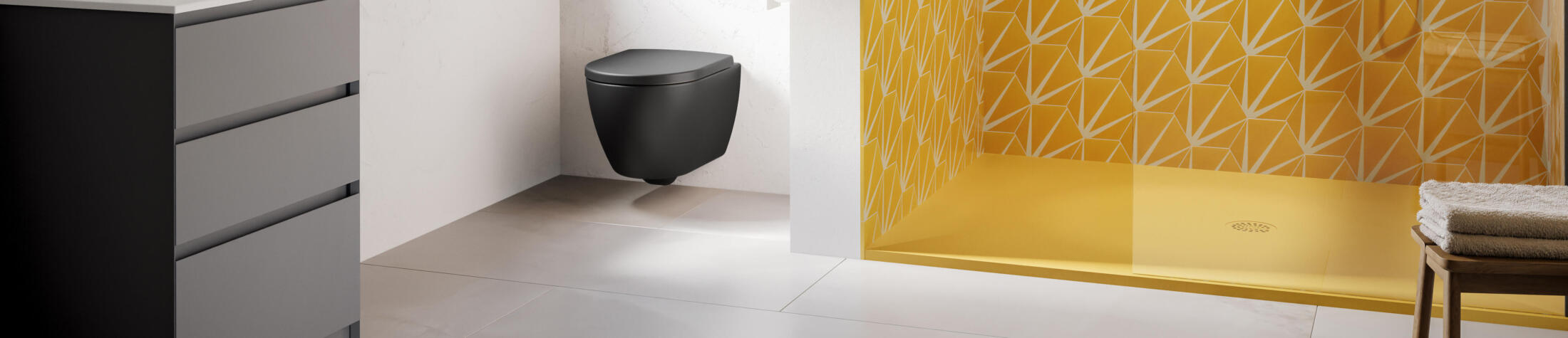 Mont Bespoke RAL Yellow Tray Roomset Mozzano Tavo Davoli