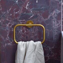 Pirlo Knurled Towel Ring BB