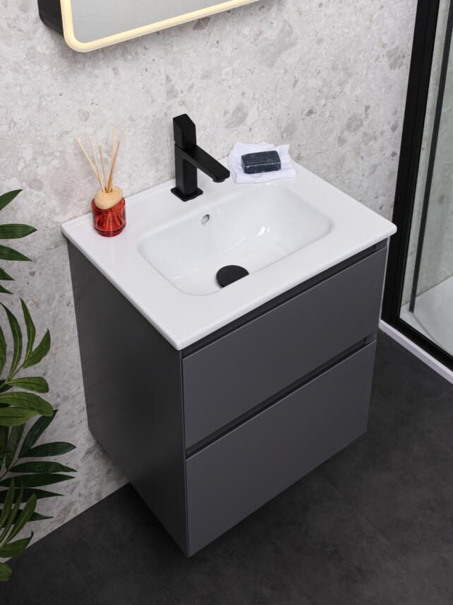 Mozzano MG Reduced Depth Sentire Tap Cubed Head Cortello Basin 4