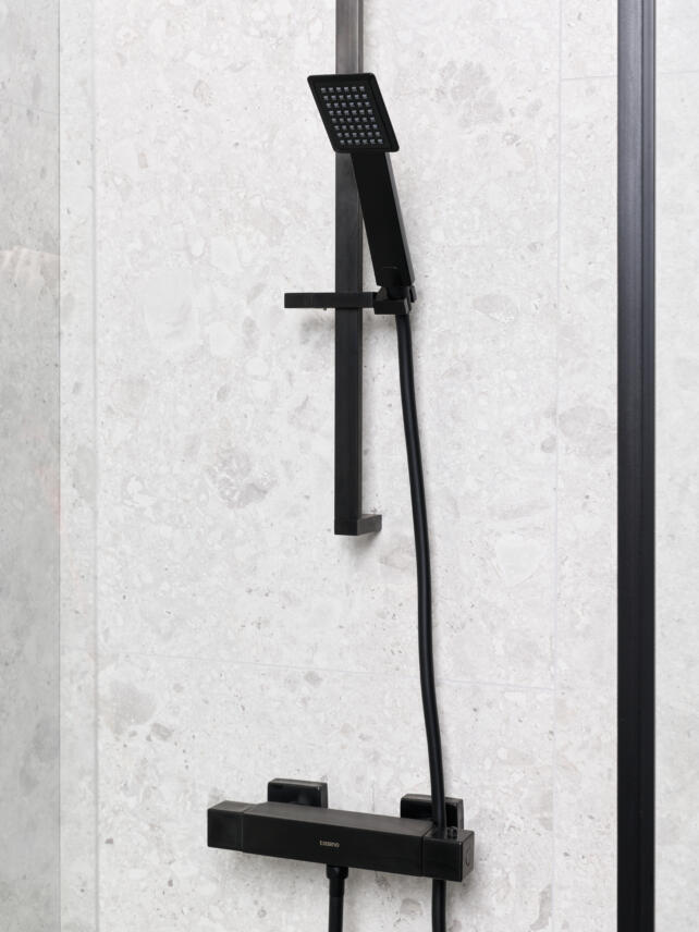 Vario SQ Bar Riser Rail ABS Head Matt Black