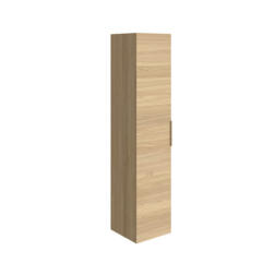 VM8023 TISSINO COSENZA TALL UNIT OAK BRUSHED BRASS HANDLES 1