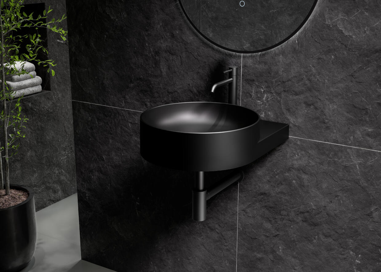 Davoli Matt Black Midi Mono