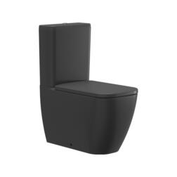 Davoli Closed Coupled Pan Matt Black List