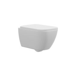 Davoli Wall Hung Pan Matt White List