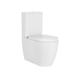TDA 201 MW CP Round floor standing toilet with tank Close Coupled Pan Matt White PS 3