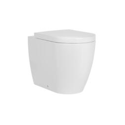 TDA 211 MW Back to wall pan in matt White PS 2
