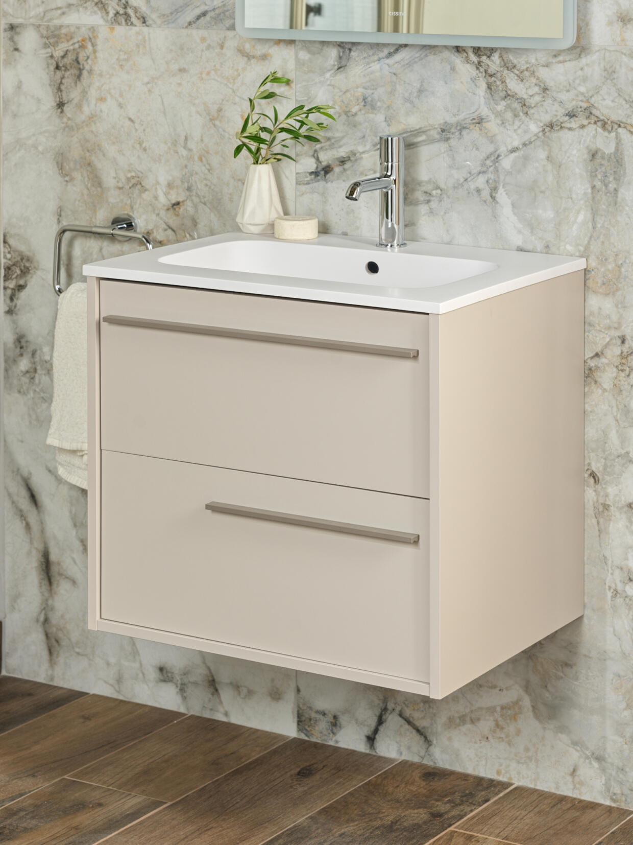 Tellao 600 ST Arturo CP Smooth Round Pirlo Towel Ring CP 5