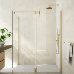 Armano Enclosure Brushed Brass with Clear Glass