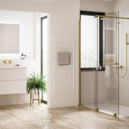 Armano Roller Brushed Brass Left Hand