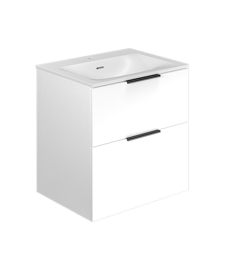 Cosenza 600 Wide Unit matte white