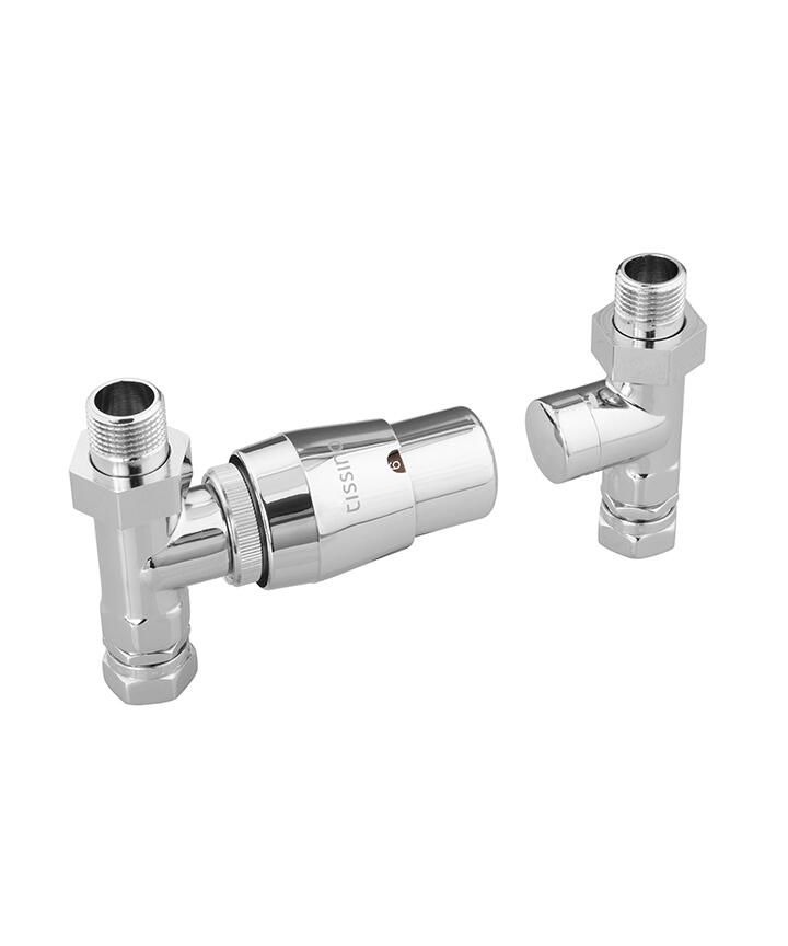 THU 303 CP Hugo straight thermostatic valve Chrome v2