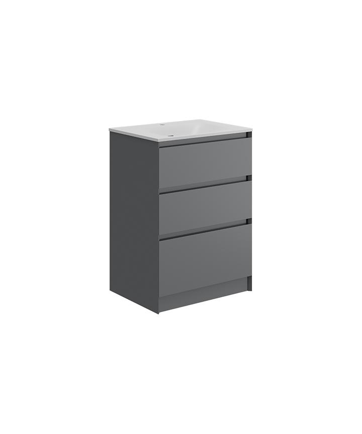 Mozzano 600mm Matt Grey List