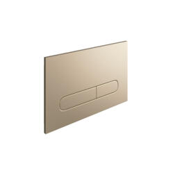 TRC 201 BB Rocco2 Curvo wall plate Brushed Brass v1
