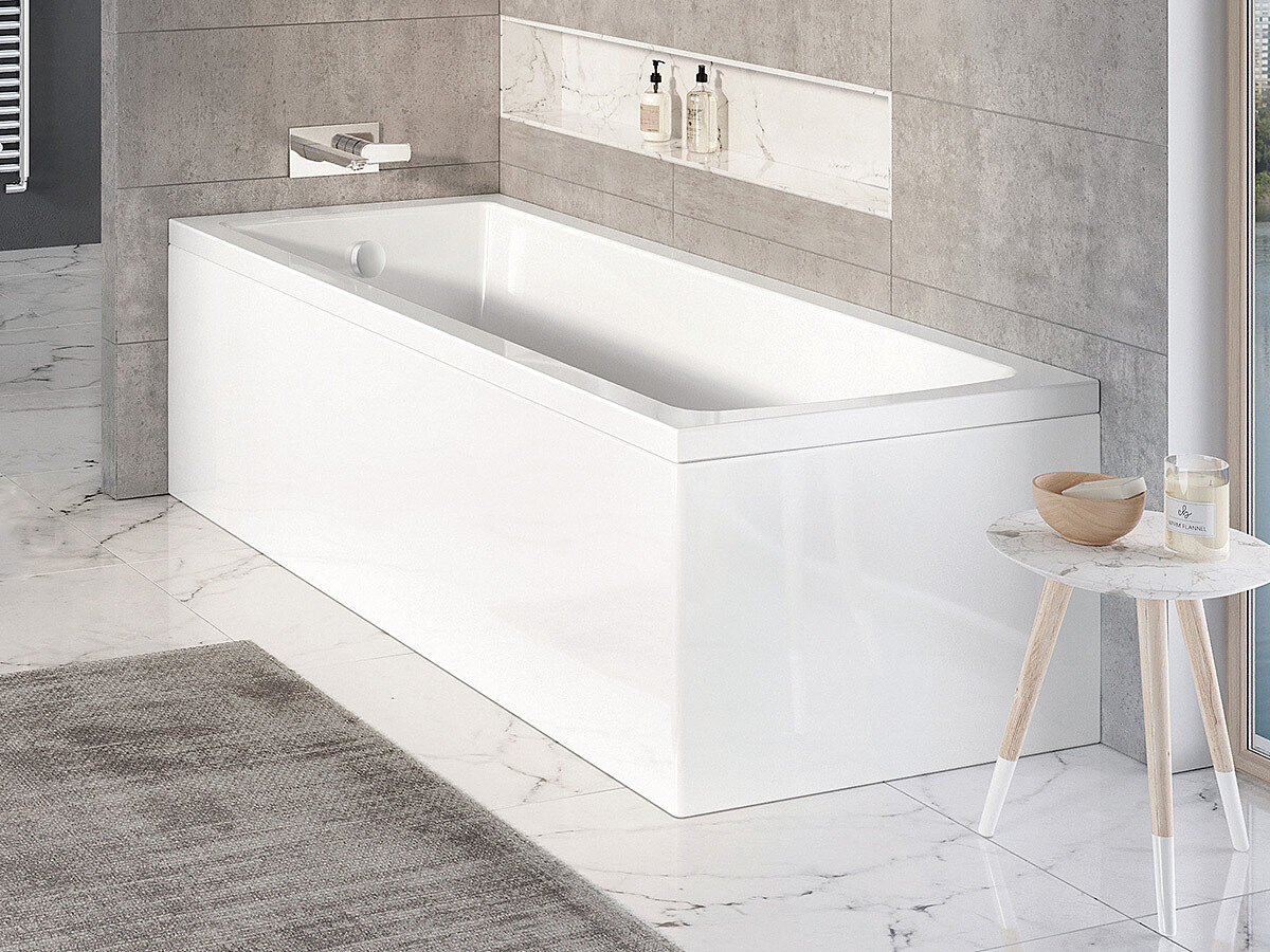 Single Ended Acrylic Bath Tub