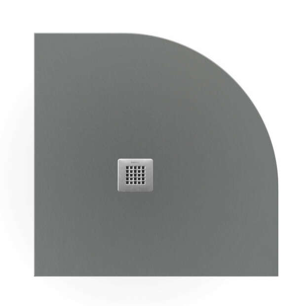 Quadrant Shower Tray Grey Slate